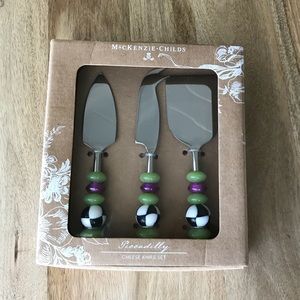 MacKenzie-Childs Other - Mac-Kenzie Childs Piccadilly Cheese Set MacKenzie-Childs Other - Mac-Kenzie Childs Piccadilly Cheese Set